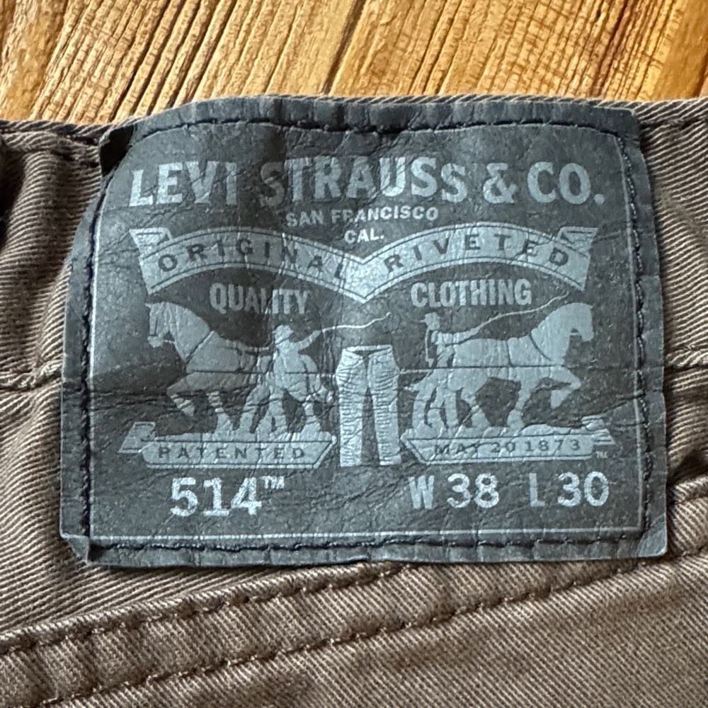 Levi's Chocolate Brown Jeans 38x30
